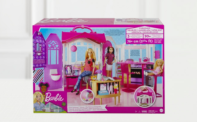Barbie Doll House on the Table