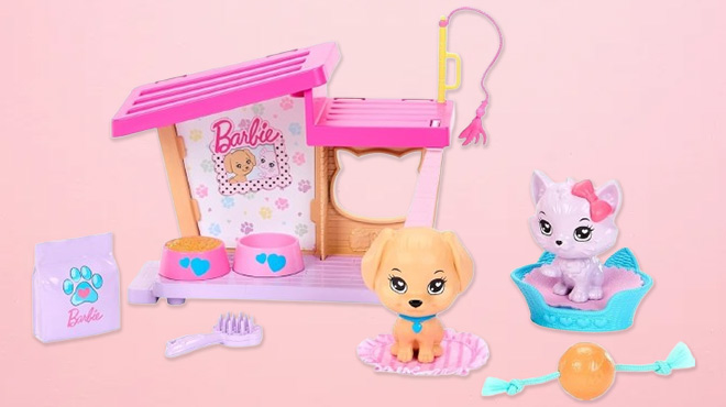 Barbie My First Barbie Accessories Pet Care Set Barbie My First Barbie Accessories Pet Care Set