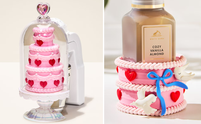 Bath Body Works Tiered Cake in Case Scent Control Nightlight Wallflowers Fragrance Plug and Love Birds Soap Holder Bath Body Works Tiered Cake in Case Scent Control Nightlight Wallflowers Fragrance Plug and Love Birds Soap Holder