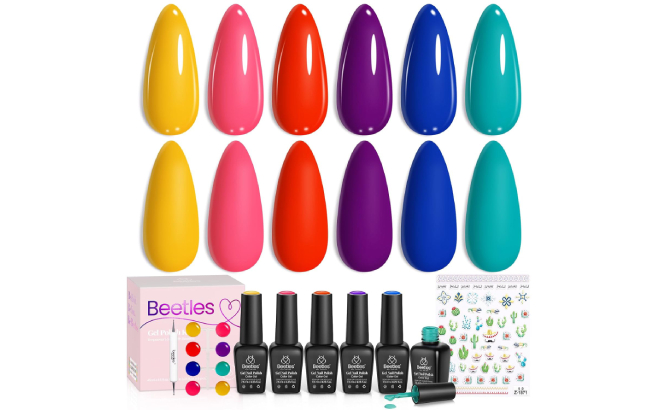 Beetles Gel Nail Polish Carnaval Colorido Collection