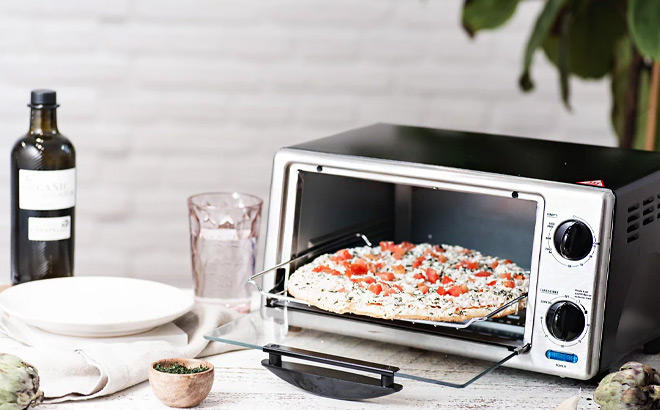 Bella 4 Slice Stainless Steel Toaster Oven