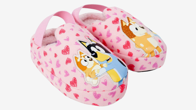 Bluey Valentines Day Toddler Slippers Bluey Valentines Day Toddler Slippers