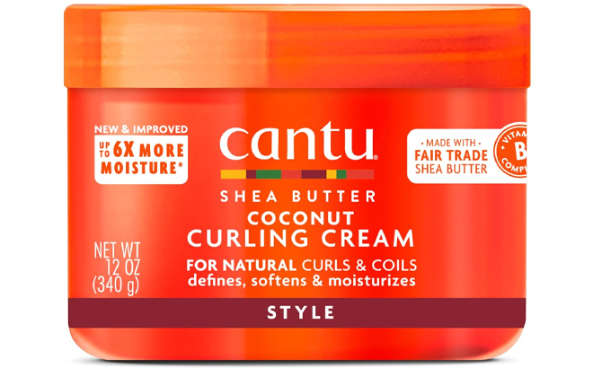 Cantu Coconut Curling Cream with Shea Butter for Natural Hair 12 oz Cantu Coconut Curling Cream with Shea Butter for Natural Hair 12 oz