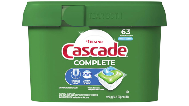 Cascade Complete Dishwasher Pods 63 Count 1