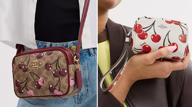 Coach Outlet Mini Jamie Camera Bag and Pouch Wristlet Coach Outlet Mini Jamie Camera Bag and Pouch Wristlet