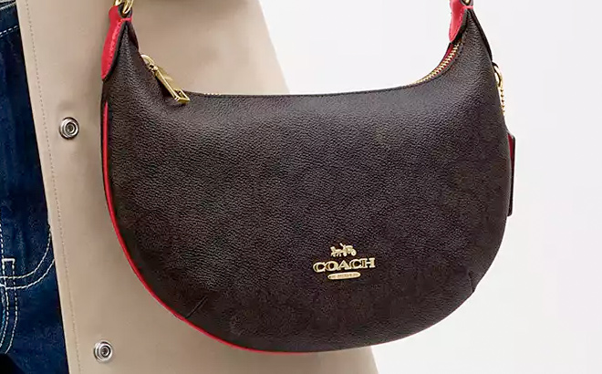 Coach Payton Hobo Bag In Signature Canvas Coach Payton Hobo Bag In Signature Canvas