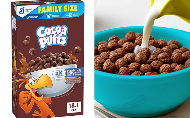 Cocoa Puffs Chocolate Breakfast Cereal 18 1 Ounce