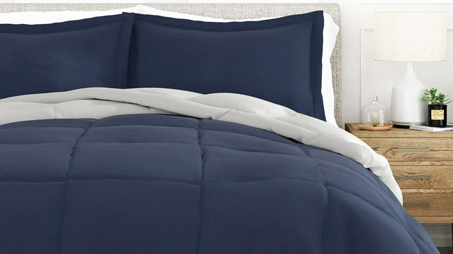 Comfort Canopy Reversible Plush 2 Piece Comforter Set Comfort Canopy Reversible Plush 2 Piece Comforter Set