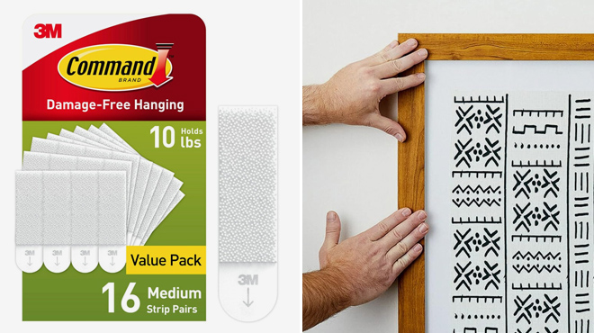 Command Medium Picture Hanging Strips 32 Count Command Medium Picture Hanging Strips 32 Count
