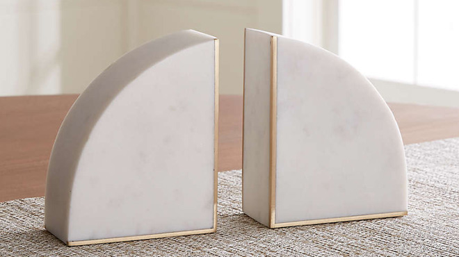 Crate Barrel Bookends Set Crate Barrel Bookends Set