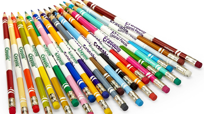 Crayola 24 Count Erasable Colored Pencils Crayola 24 Count Erasable Colored Pencils