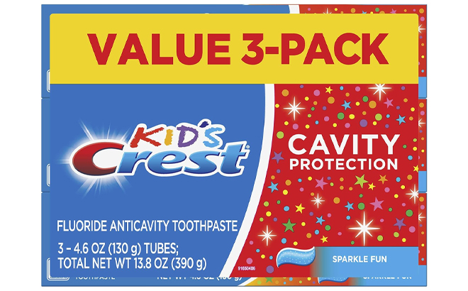 Crest Kids Cavity Protection Toothpaste 3 Pack Crest Kids Cavity Protection Toothpaste 3 Pack