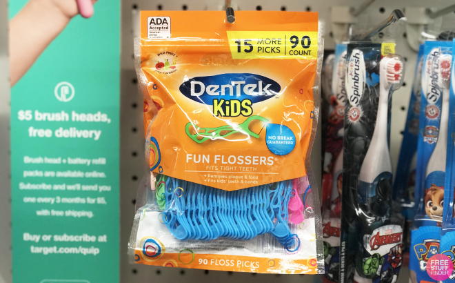 DenTek Kids Fun Flossers 90 Count