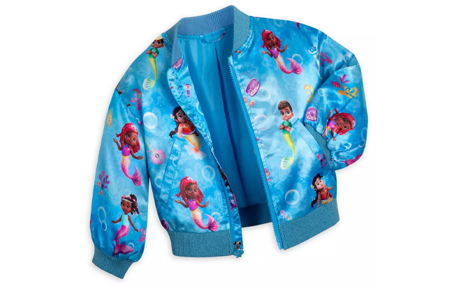 Disney Girls Ariel Varsity Jacket