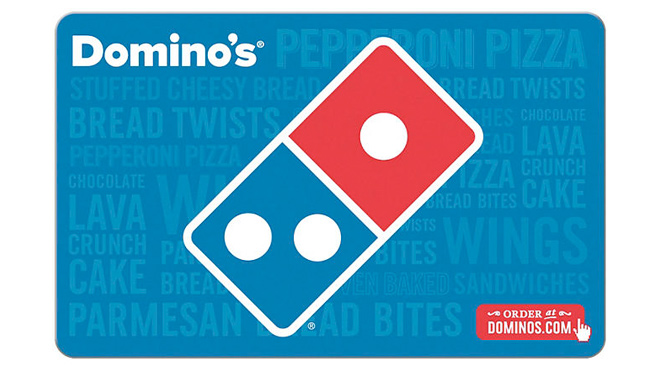 Dominos 100 Gift Card Multi Pack