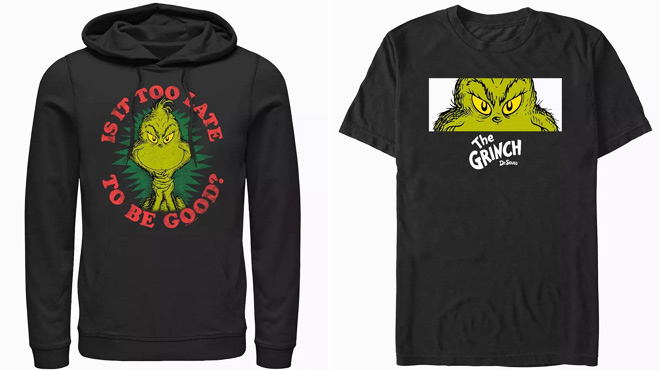 Dr Seusss Grinch Is It Too Late To Be Good Hoodie
