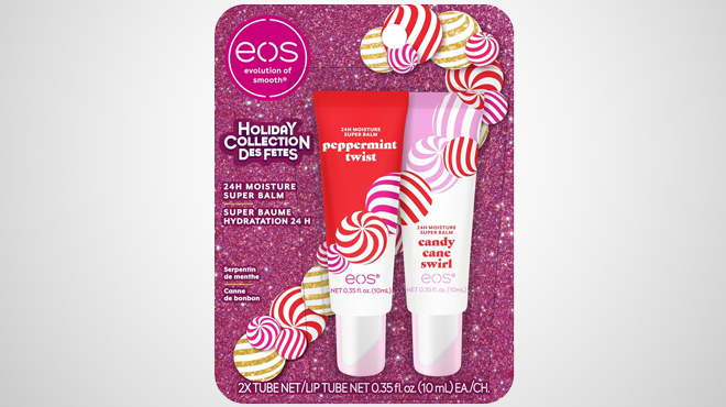 Eos Holiday Moisture Super Balm 2 Pack
