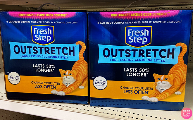 Fresh Step Outstretch Advanced Long Lasting Clumping Litter with Febreze Freshness Fresh Step Outstretch Advanced Long Lasting Clumping Litter with Febreze Freshness