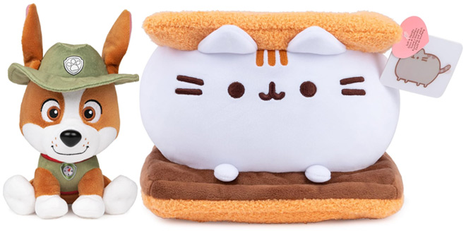 GUND PAW Patrol Tracker 6 Inch Plush and Pusheen Smores Squisheen