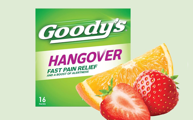 Goodys Hangover Pain Relief 16 Count Dissolve Packs