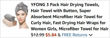 Hair Towels Checkout