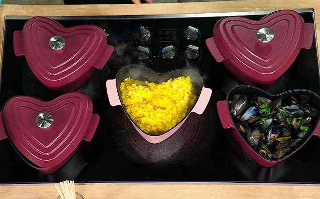 Heart Shaped Cast Iron Casserole Heart Shaped Cast Iron Casserole