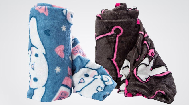 Hello Kitty and Friends Silk Touch Throw Blankets