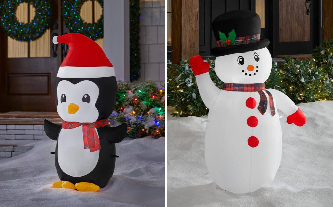 Home Accents Holiday 3 5′ LED Inflatables