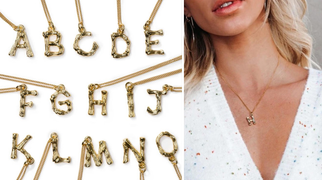 Initial Dainty Necklace