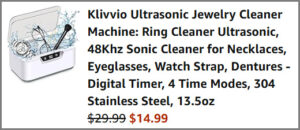 Jewelry Cleaner Machine at Checkout