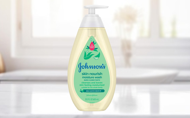 Johnsons Baby Body Wash with Aloe Scent Vitamin E