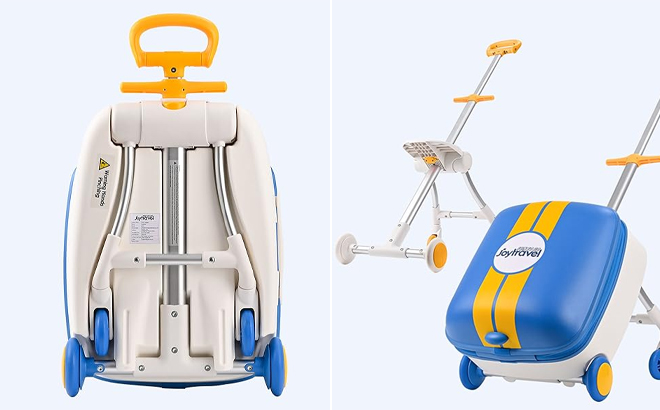 Joytravel Kids Ride on Luggages with Spinner Wheels