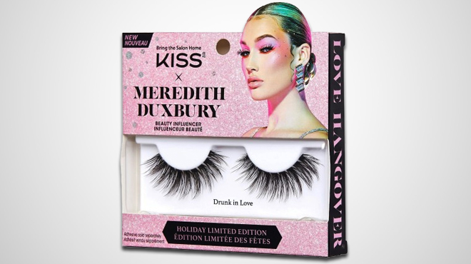 KISS Meredith Duxbury Holiday Limited Edition Eyelashes Drunk in Love KISS Meredith Duxbury Holiday Limited Edition Eyelashes Drunk in Love
