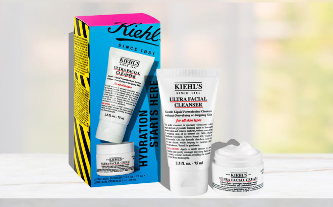 Kiehls Hydration Starts Here Skin Care Gift Set