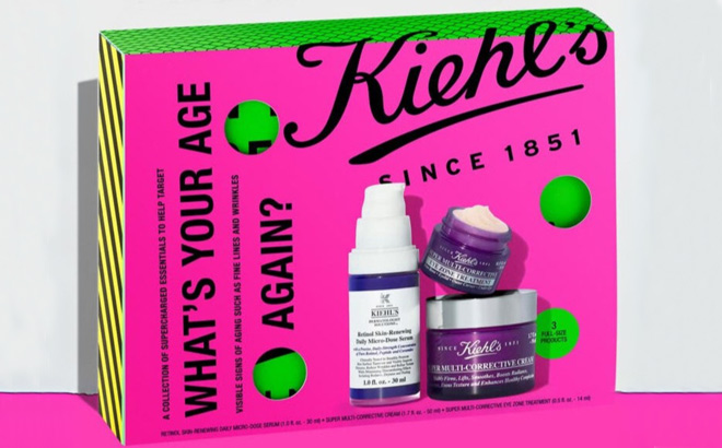 Kiehls Youth Boosting Skin Care Gift Set Kiehls Youth Boosting Skin Care Gift Set