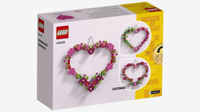 LEGO Heart Ornament 254 Piece Building Set