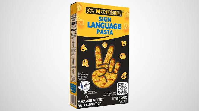 La Moderna Sign Language Pasta 7 oz Box La Moderna Sign Language Pasta 7 oz Box