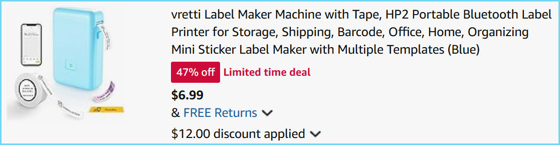 Label Maker Machine at Checkout Label Maker Machine at Checkout