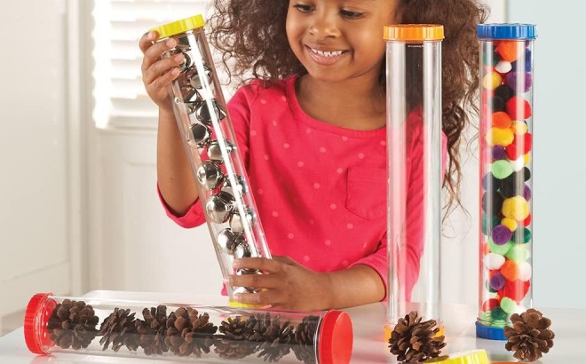 Learning Resources Primary Science Sensory Tubes 4 Piece Set Learning Resources Primary Science Sensory Tubes 4 Piece Set