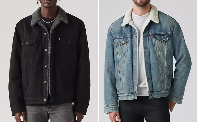Levis Mens Type Iii Sherpa Trucker Jackets Levis Mens Type Iii Sherpa Trucker Jackets