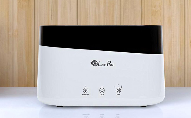 LivePure AquaFlame Ultrasonic Humidifier