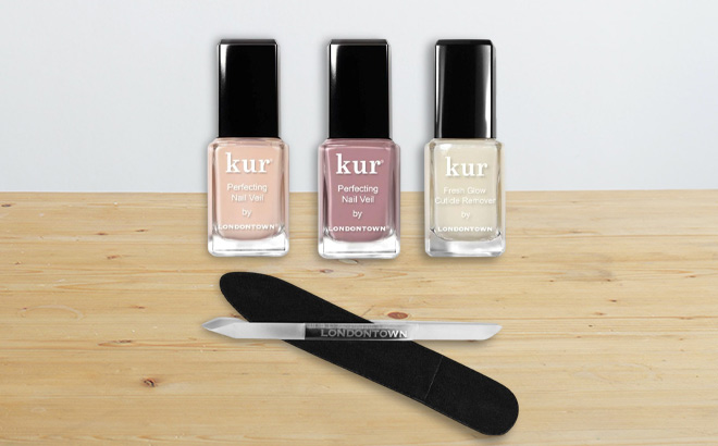 Londontown 4 Piece Set on a Table