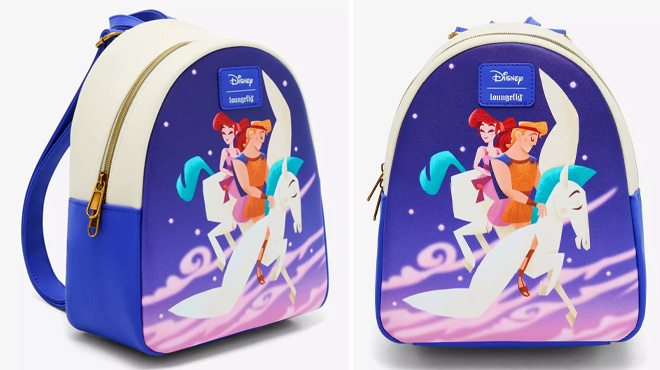 Loungefly Disney Hercules Meg & Hercules Mini Backpack Loungefly Disney Hercules Meg & Hercules Mini Backpack
