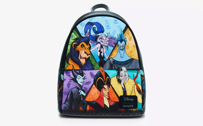 Loungefly Disney Villains Group Mini Backpack