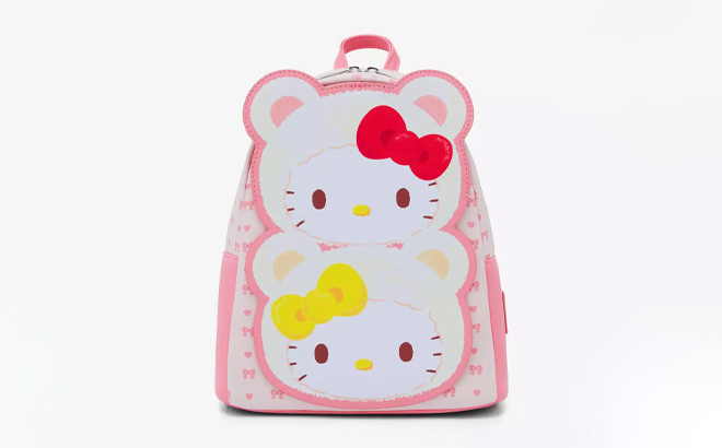 Loungefly Hello Kitty Mimmy White Teddy Bear Mini Backpack 1