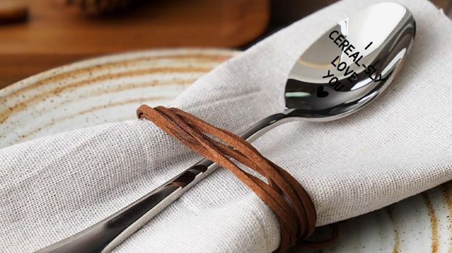 Lovingly Yours I Cerealsly Love You Spoon