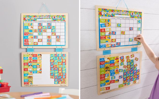 Melissa Doug Magnetic Responsibility Chart
