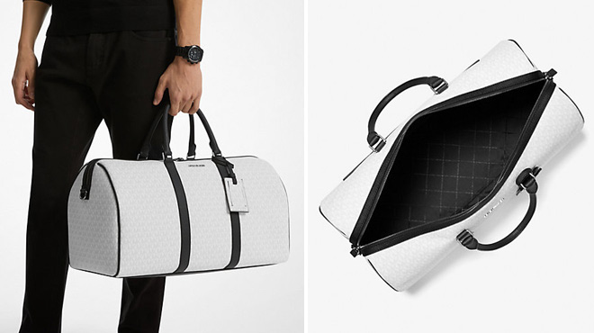 Michael Kors Jet Set Extra Large Harrison Logo Weekender Bag