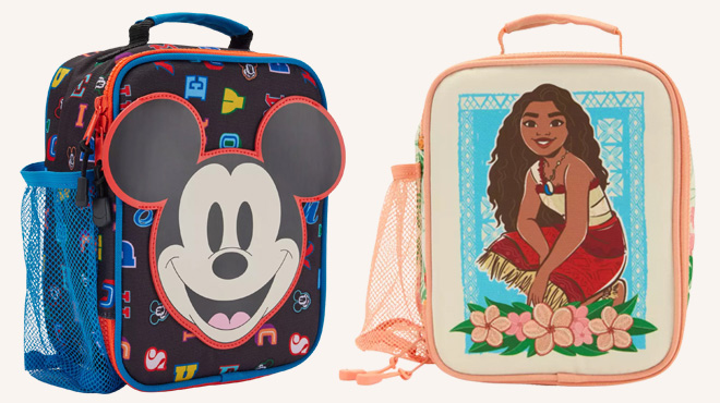 Mickey Mouse Letters and Moana Lunch Boxes Mickey Mouse Letters and Moana Lunch Boxes
