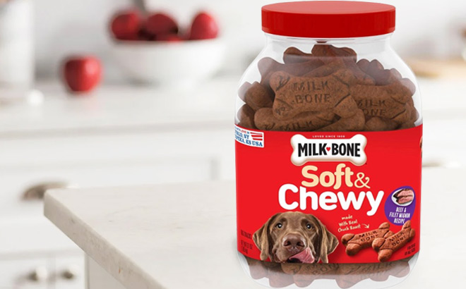 Milk Bone Beef Filet Mignon Soft and Chewy Dog Treats Milk Bone Beef Filet Mignon Soft and Chewy Dog Treats